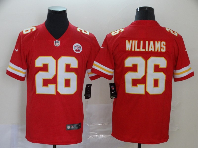 Men's Kansas City Chiefs Damian Williams #26 Red Jersey